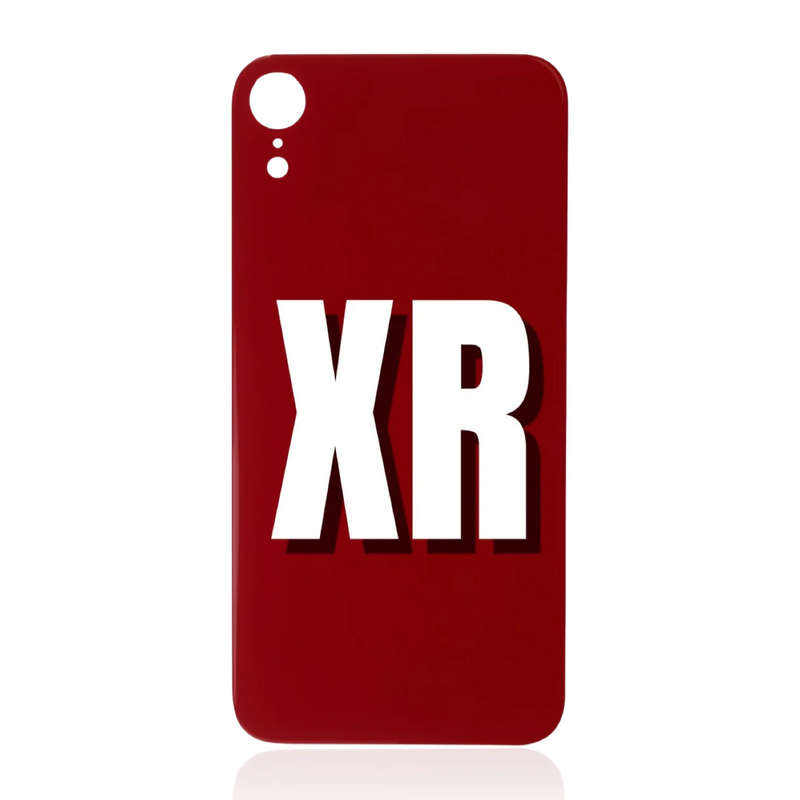 iPhone XR / Back Glass / (With Logo) (Aftermarket Plus) / Red
