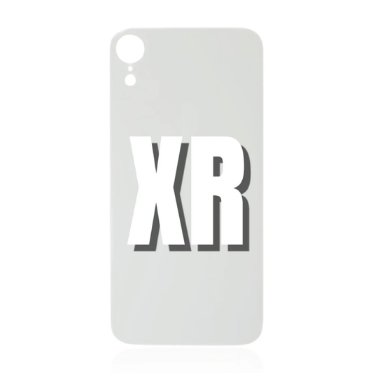 iPhone XR / Back Glass / (With Logo) (Aftermarket Plus) / White