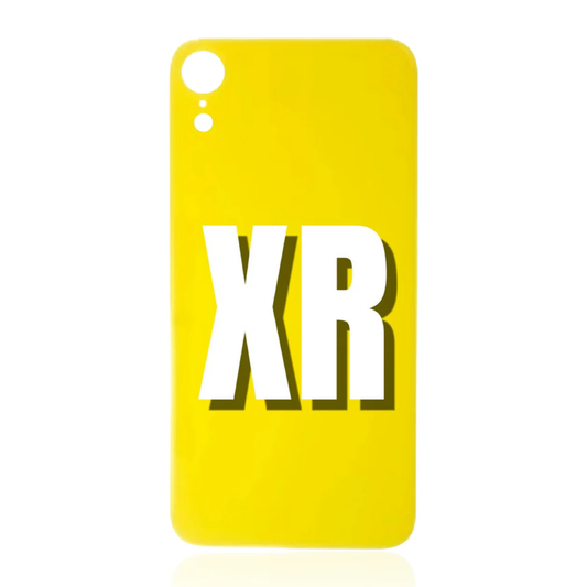 iPhone XR / Back Glass / (With Logo) / Yellow