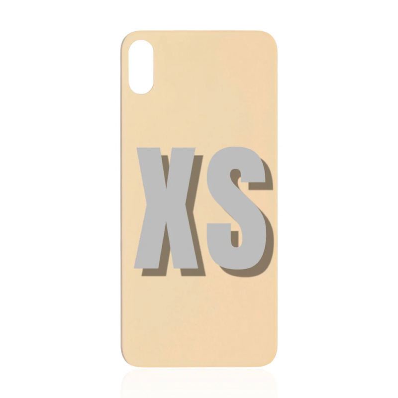 iPhone XS/ Back Glass / (With Logo) / Gold