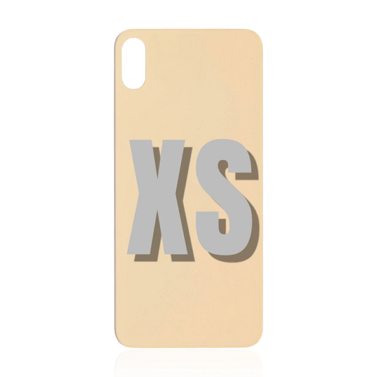 iPhone XS/ Back Glass / (With Logo) / Gold