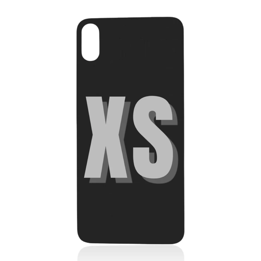 iPhone XS / Back Glass / (With Logo / Space Gray