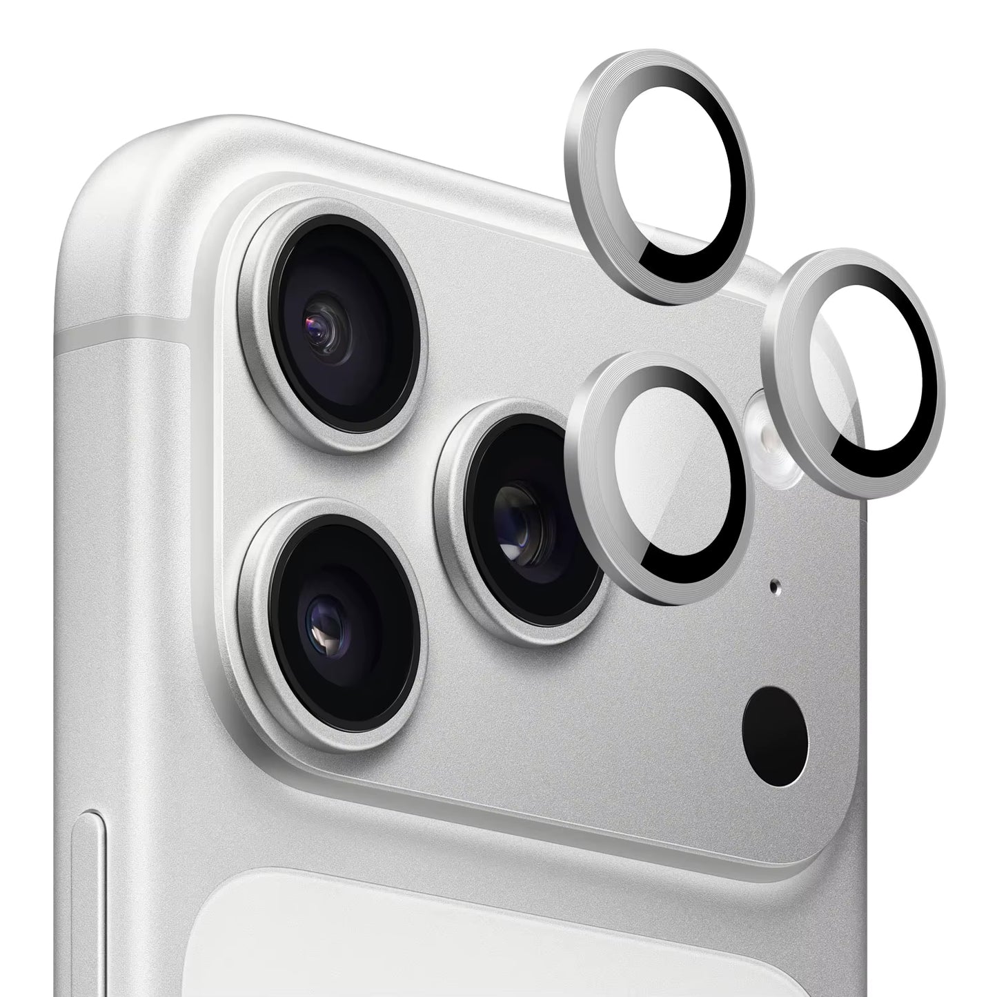 Apple iPhone Camera Ring Lens Protector (Silver)