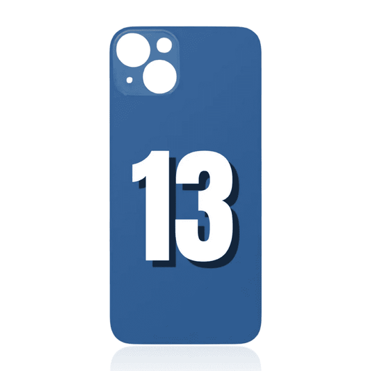 iPhone 13 / Back Glass / (With Logo) / Blue