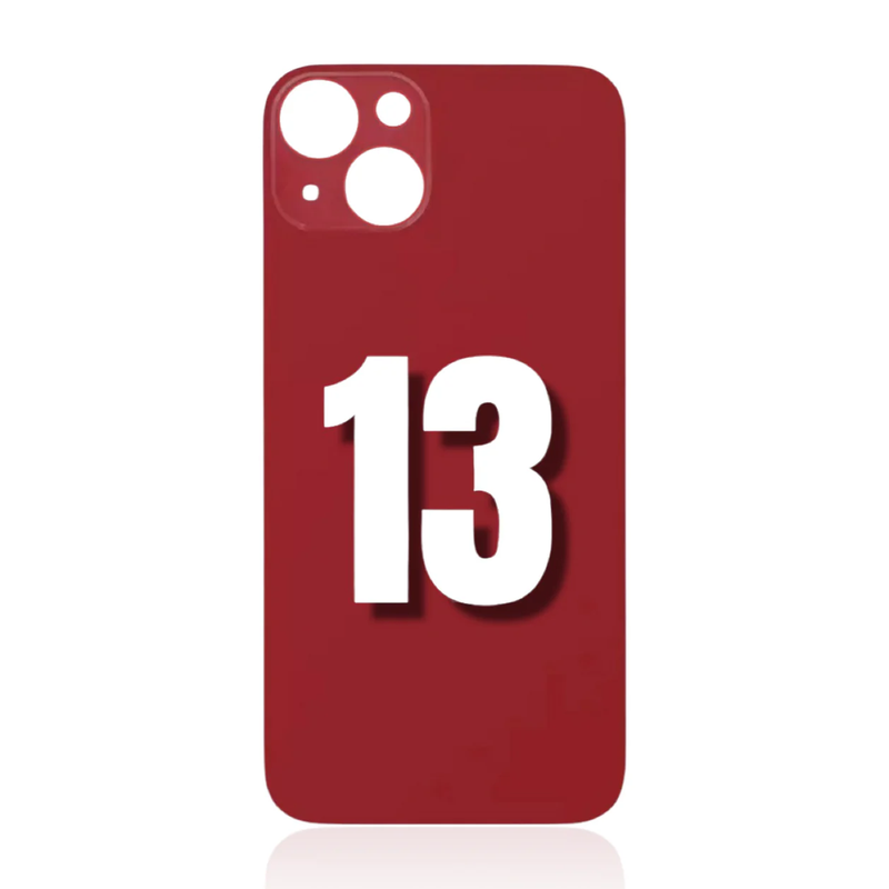 iPhone 13 / Back Glass / (With Logo) / Red